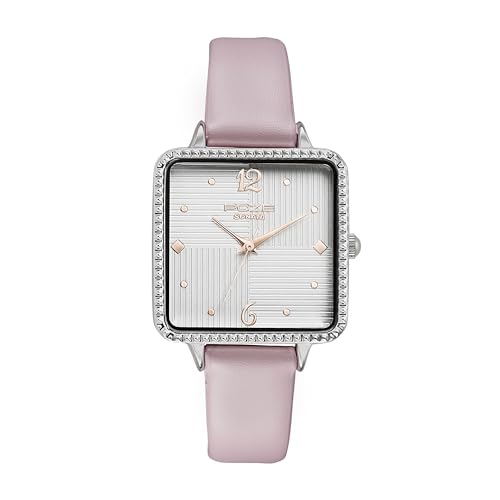 Sonata Poze Quartz Analog Silver Dial Leather Strap Watch for Women-SP80060SL01W (B0CXDLGNLF) Amazon Price History, Amazon Price Tracker