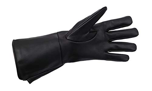 image for LEATHER LH HANDS Men's Medieval Renaissance Cosplay Unlined Gauntlet G