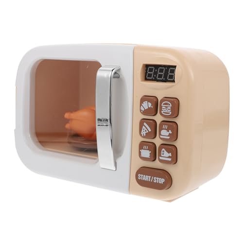 Micro-ondes jouet en plastique avec effets sonores pour cuisine enfant
