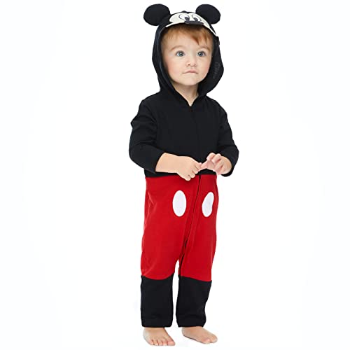 Disney Mickey Mouse Goofy Pluto Zip Up Coverall Newborn to Big Kid3
