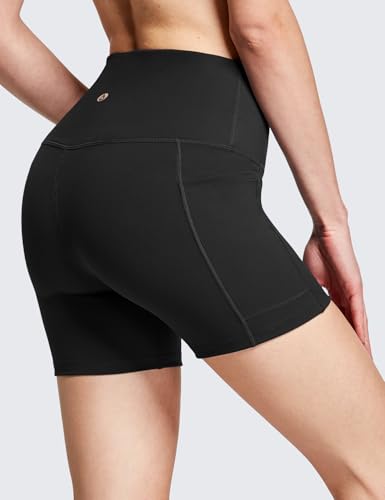 Image of baleaf Women's 8 inch / 5 inch / 3 inch Biker Shorts High Waist Yoga Workout Gym Running Volleyball Spandex Shorts with Pockets