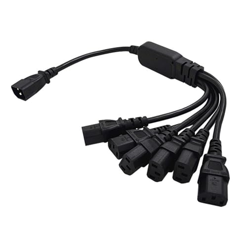 Cable C14 a 6 C13 divisor IEC320 de 150 cm personalizable para PDU 3