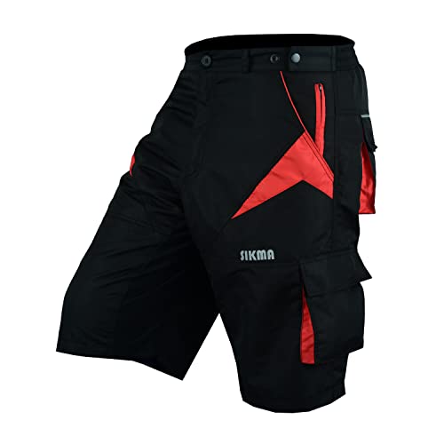 MTB Shorts Off Road Cycling Shorts Detachable Padded Liner miniatura 1