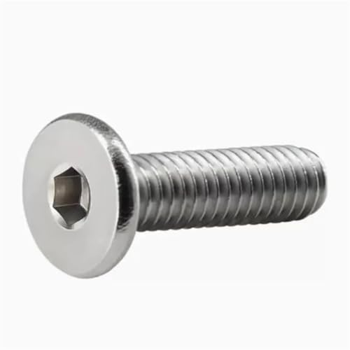 Vis à tête cylindrique M4 en inox avec douille hexagonale et plaquette plate intégrée