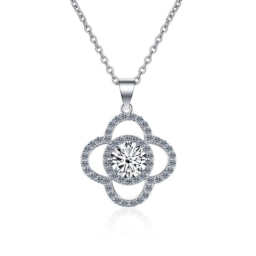 Collier moissanite pour maman et fille, le cadeau idéal en argent