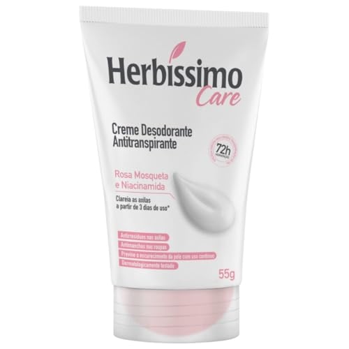 Dana - Desodorante Cremoso Antip Herbissimo Bisnaga 55G Rosa Mosqueta E Niacinamida Dana - Desodorante Cremoso Antip Herbissimo Bisnaga 55G Rosa Mosqueta E Niacinamida