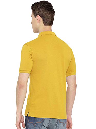 Image of CHKOKKO Men's Polo Cotton Regular Fit Half Sleeves T-Shirt with Pocket