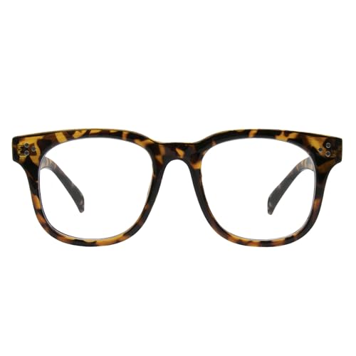 Image of LJCZKA Blue Light Blocking Glasses for Women Men Retro Square Frame Computer Gaming Glasses Anti Eyestrain Eyeglasses