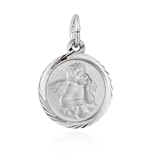 Pendentif Ange gardien argent 925 NKlaus précieux brillant 12mm