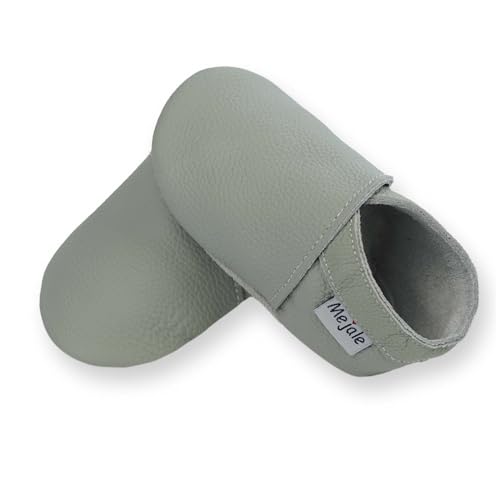 Image of Mejale Baby Boy Girl Shoes Soft Soled Leather Moccasins Anti-Skid Infant Toddler Prewalker