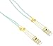 Netpatibles LC-LC 10Gb Aqua Fiber Cable 30M Multi Mode Duplex 50/125