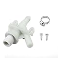 385311641 Water Valve Kit for Dometic Toilets Series 300, 301, 310, 311, 320, 321, Leak-Proof, Includes Hose Clamp and Fasteners Increased Freeze Resistance