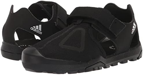 adidas Captain Toey 2.0 Sandal, Black/Black/White, 11 US Unisex Little Kid | Image 6