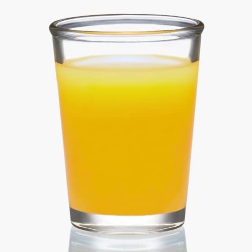 SOUL ONE 5 oz Heavy Based Drinking Glasses, Kids Small Drink Glassware for Orange Juice, Water, Milk, Coffee, Classic Thick Drinkware Glass Cup