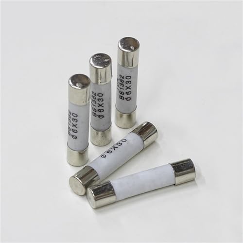 Fusible cerámico 6x30 de fusión rápida 30A y 250V para repuestos electrónicos