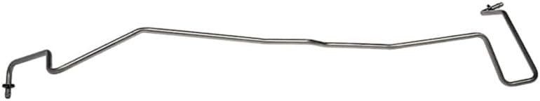 KarParts360 For Chevy Trailblazer EXT 2004 2005 2006 Transmission Oil Cooler Pressure Line Black; Silver | Metal Hose | Quick Disconnect End 1 & 2 Type | Molded Assembly Hose Shape