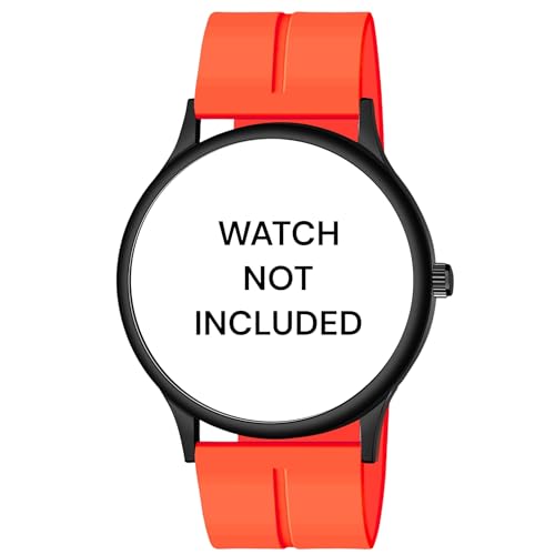 Image of LORENZ Silicone 22mm Replacement Watch Strap with Adjustable Magnetic Lock Feature