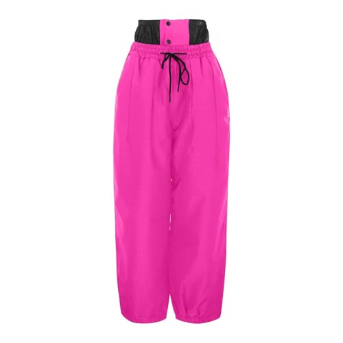 Pantalon de randonnée unisexe rose XL en softshell avec cordon - 4