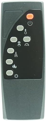 HCDZ Replacement Remote Control for Twin-Star International Duraflame 28II310GRA 32II310GRA 33II310GRA 18IRM9015 18II310GRA 23II310GRA 25II310GRA 26II310GRA Electric Fireplace Stove Heater