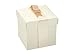 Produktbild 10 Stück Kartonage Würfel mit Deckel Seta elfenbein, 12 x 12 x 12 cm, Gastgeschenk Geschenkverpackung Hochzeit Weihnachten Taufe