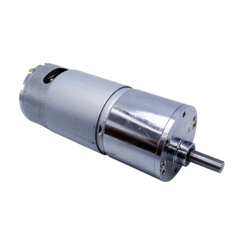 Motorreductor de CC 24V con opciones de 10 RPM y 45 RPM para sistemas industriales de alto par