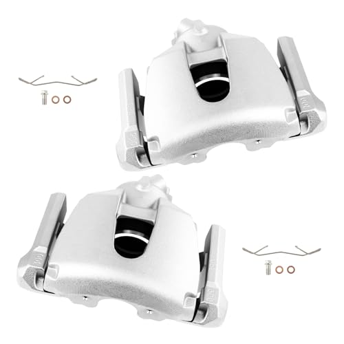 cciyu Front Left & Right Brake Calipers Assembly w/Bracket 19B2942E 19B2943E 2008-2013 For Mazda For 3,2010-2013 For Mazda For 3 Sport,2008-2010 2012-2015 For Mazda For 5