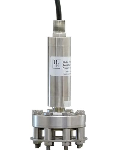 Blue Ribbon Birdcage 01-002-AA Submersible Pressure Transducer with 0-10PSI Pressure Range = 0-23' Water = 4-20mA. Output, 40' Cable