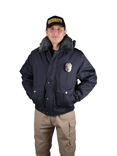 Image of First Class 100% Nylon Oxford All Season Deluxe Plain and Security Bomber Jacket