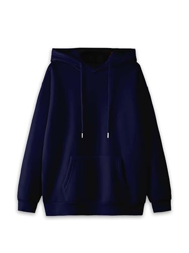 Image of Mack Jonney Solid Hooded Cotton Fleece Sweatshirt for WOMEN-VMACK639218