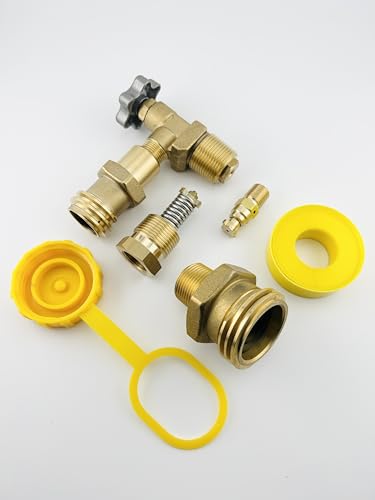 NEW FORKLIFT PROPANE TANK COMPLETE VALVE REPLACEMENT SERVICE BLEEDER FILL RELIEF