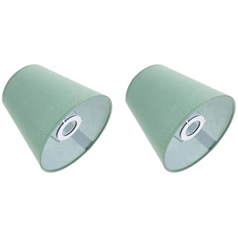 Uonlytech Green Drum Lamp Shades Set Cover