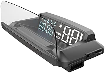 VJOYCAR R1 3D HUD Head Up Display GPS Speedometer Universal for Cars Digital Speed MPH Overspeed Alarm Fatigue Driving Alert Altitude Windshield Projector Father's Day Gift for Drivers