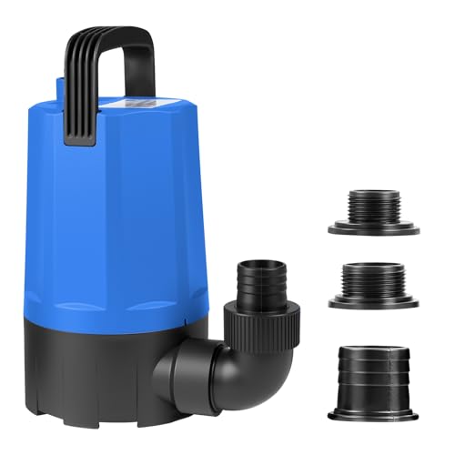 1 HP Submersible Water Pump with 20-ft Power Cord