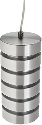 Lite Source LS-19921ALU Tendril 1-Lite Metal Pendant Lamp, Aluminum