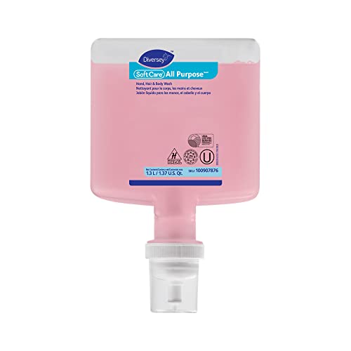 Image of Diversey Soft Care All Purpose Hand, Hair & Body Soap Wash, 1.3 L Cartridge