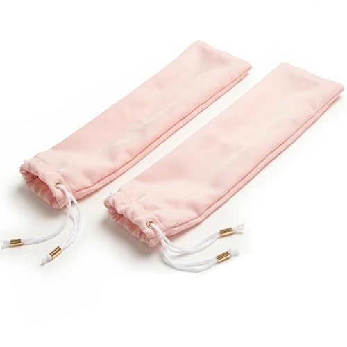 Bolsas de almacenamiento para rack de Mahjong de terciopelo rosa, 2 unidades miniatura 1
