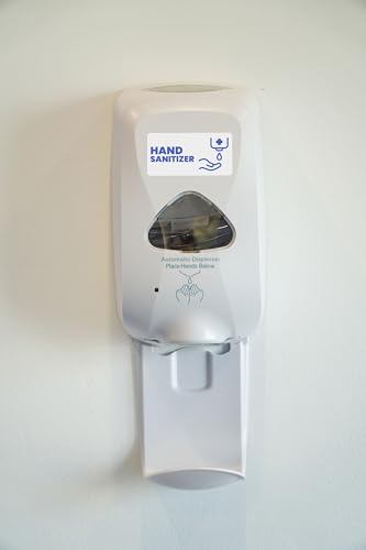 Image of Commercial Hand Sanitizer Sticker | Hand Sanitizer Dispenser Sticker Label | Modern Design | for Commercial Business, Office | Waterproof, Ultra-Durable - USA Made (2x1 inch), 20 Labels