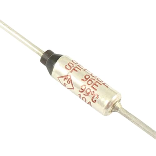 Fusible thermique SF96E 99°C 10A 250V pour protection coupure circuit en lot de 10 pièces