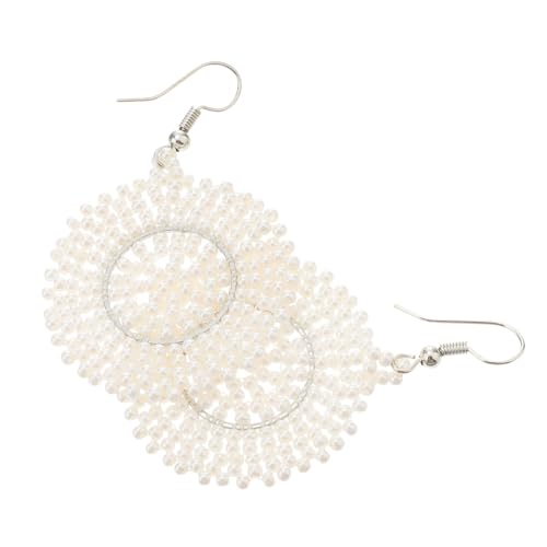 Cerceau de mariage pour femmes boucles d'oreilles élégantes Rice Bel