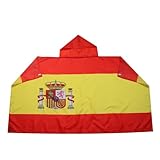 AZ FLAG Bandera de España 150 x 90 cm, Capa Bandera Española 100% poliéster con mangas integradas, Body Flag español