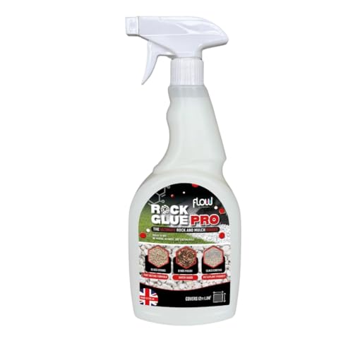 Dunnet Tools Rock Glue 750ml Pebble & Stone Glue for Garden Use Gravel Binder for Decorative Stones Water-Based Pet Friendly Ready to Use (750ml Rock Glue)
