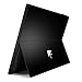 DolDer Pegatina de diseño compatible con Microsoft Surface Pro 7 (negro)