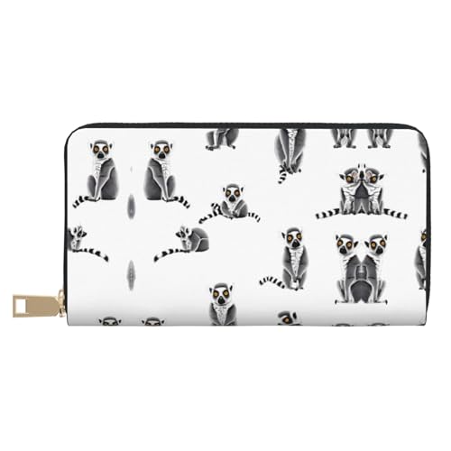 Monedero de mano Golden Monkey para teléfono móvil y llaves cartera larga moderna