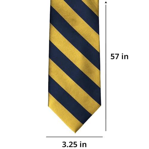 Image of tiemart Men's Striped Tie Standard Length