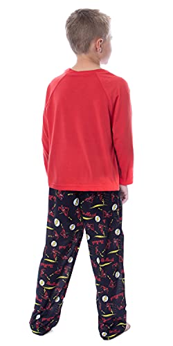 INTIMO DC Boys' Classic The Flash The Crimson Comet Raglan Sleep Pajama Set2