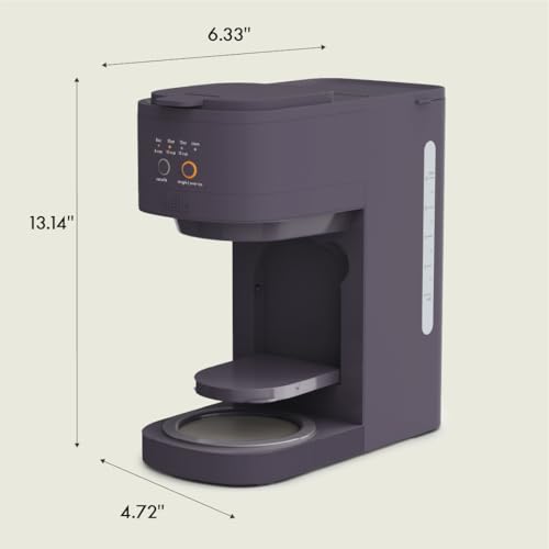 BELLA VersaBrew 2-in1 Coffee Maker, K-Cup compatible, Brew 3 Sizes Carafes & Single Serve Cups, Dishwasher Safe Reusable Filter & Filter Holder, Iced Coffee Function, 60oz Tank, Plum by BELLA - Image 6