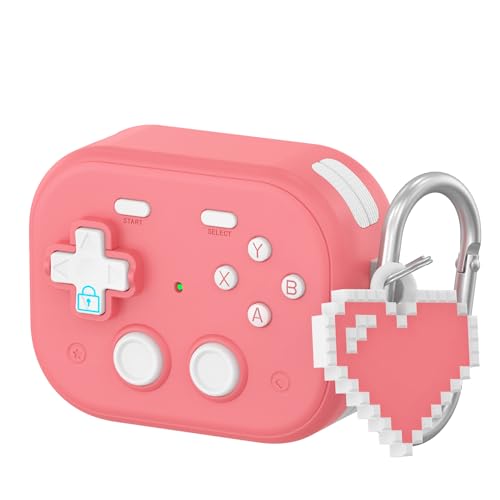 [Koutimule]�y3D�{�^���C���z���zAirPods Pro�p �N���V�b�N�Q�[���@�� �Ή� ���ϋv�A�N������ �J���[�o���G�[�V�����L�x �Ռ��ی� �X�^�C���b�V�� �M�t�g�p �g�ѕ֗� ���g���f�U�C�� �n�[�g�^�̏���1 �s���N