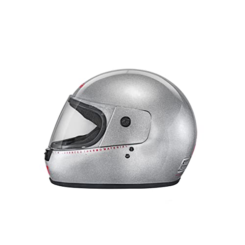 Image of Studds Bravo Helmet (Silver Grey, XL)