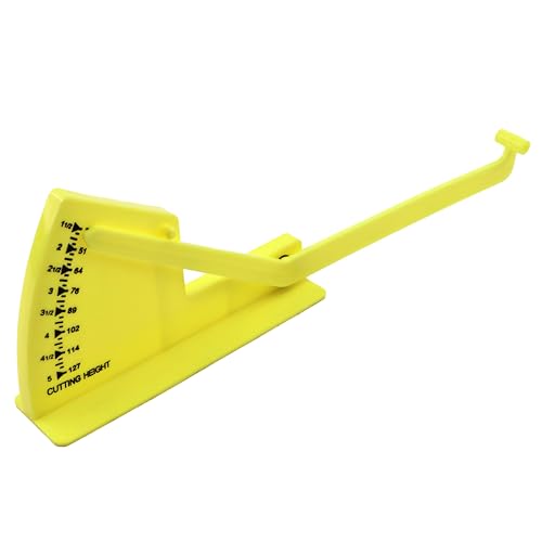 DVPARTS Yellow Deck Leveling Gauge AM130907 for JD 325 335 345 D105 D110