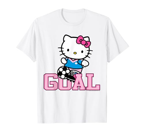 T-shirt Hello Kitty Soccer Goal pour enfant fan de foot et sport athlétique